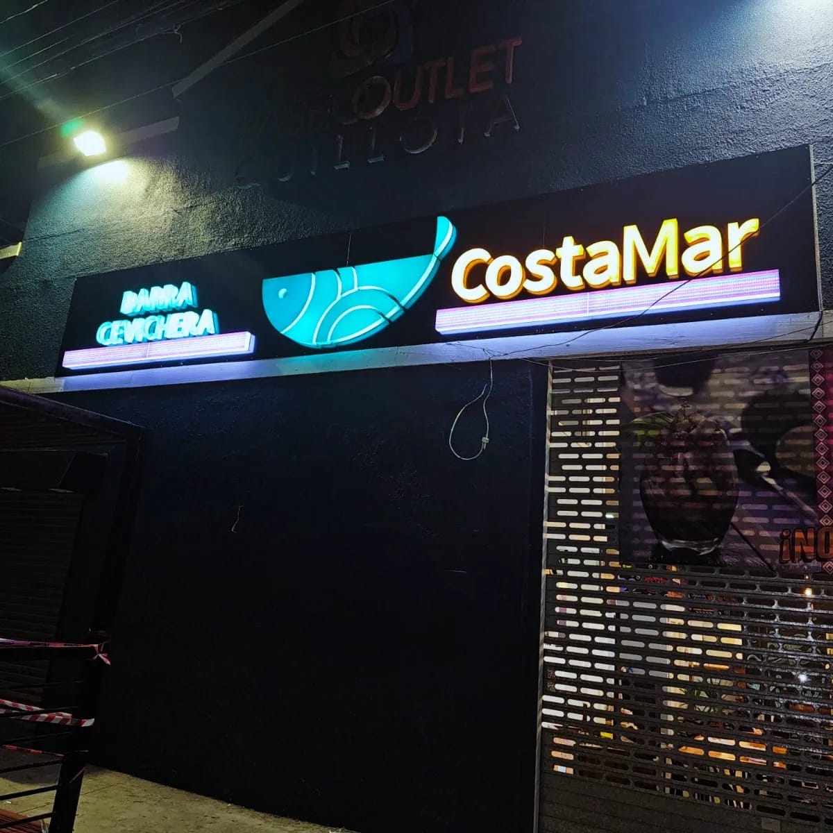 Letrero iluminado proyecto CostaMar · 360 Graphics